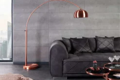Ausziehbare Bogenlampe LOUNGE DEAL 170-210cm kupfer Stehlampe