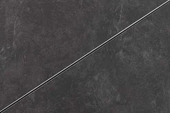 Ausziehbarer Esstisch ETERNITY 160-200cm graphit grau Keramik schwarz Metall