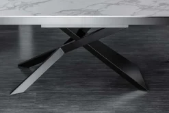 Ausziehbarer Esstisch EUPHORIA 180-220-260cm Marmor weiß Keramik made in Italy