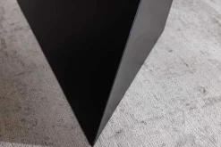 Ausziehbarer Esstisch PRESTIGE 180-240cm natur Walnussholz schwarzes Metallgestell