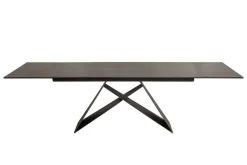 Ausziehbarer Esstisch PROMETHEUS 180-220-260cm Lava Keramik made in Italy