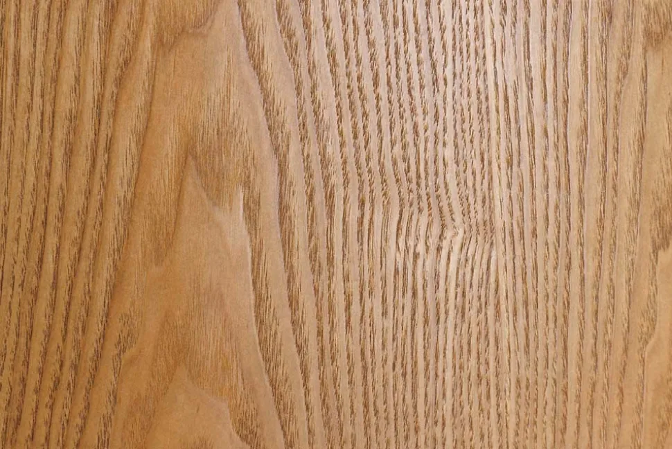 Ausziehbarer Esstisch UNIQUE 160-200cm natur Eichenholz Travertin Keramik Säulenfuß