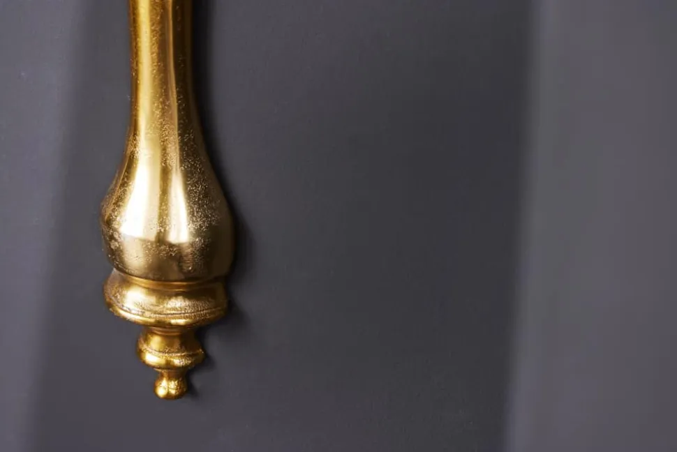 Barock Wandkonsole SCALA 80cm gold Metall Wandregal handmade Wanddekoration