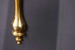 Barock Wandkonsole SCALA 60cm gold Metall Wandregal handmade Wanddekoration
