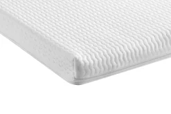 Bequeme Matratze mit Topper CLOUD FLEX 180x200cm dunkelgrau Tonnentaschenfederkern 9-Zonen