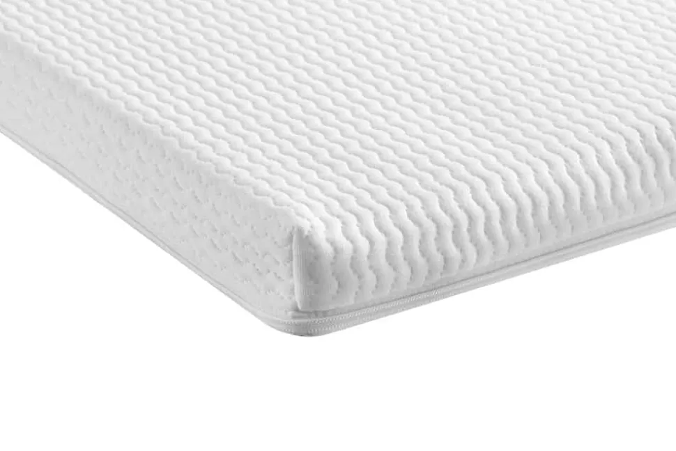 Bequeme Matratze mit Topper CLOUD FLEX 180x200cm dunkelgrau Tonnentaschenfederkern 9-Zonen