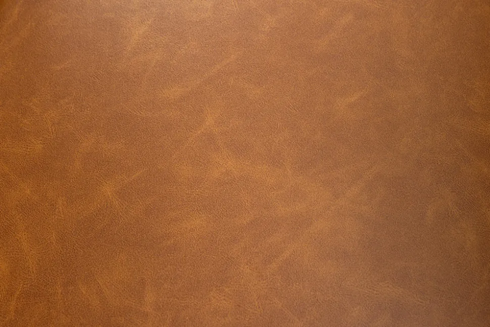 Chesterfield Stuhl CASTLE braun Kunstleder schwarz Massivholz mit Komfortgriff