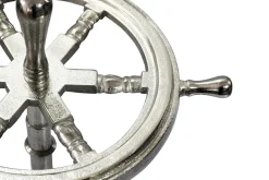 Dekorativer Schirmständer SEVEN SEAS 65cm silber Metall Regenschirmhalter