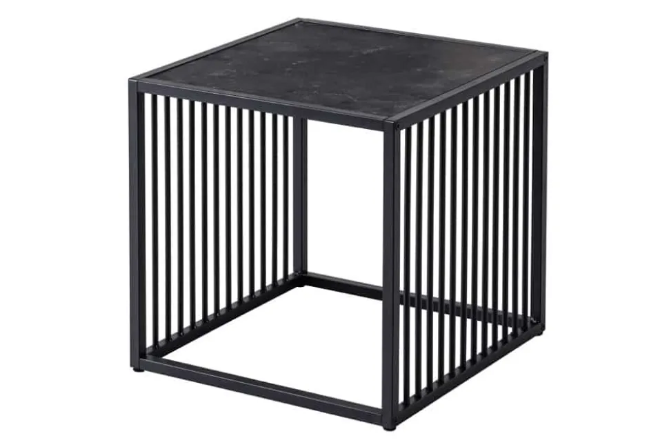 Design Beistelltisch ARCHITECTURE 40cm graphit Metall