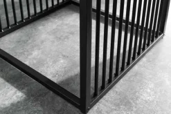 Design Beistelltisch ARCHITECTURE 40cm natur schwarz Wildeiche Metall