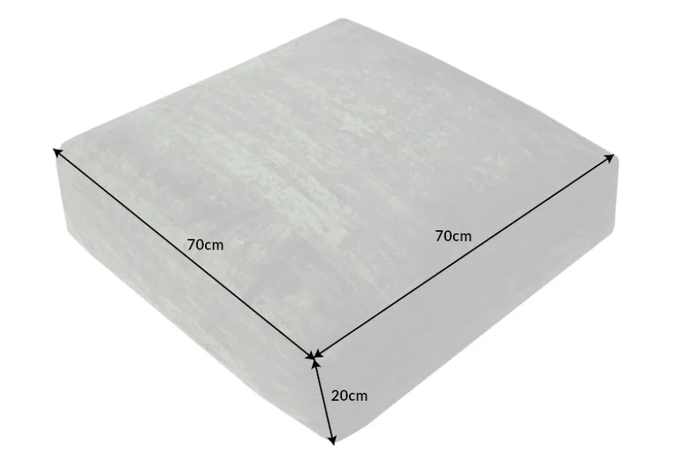 Design Bodenkissen XL MODERN ART 70cm grün abstraktes Muster Sitzpouf