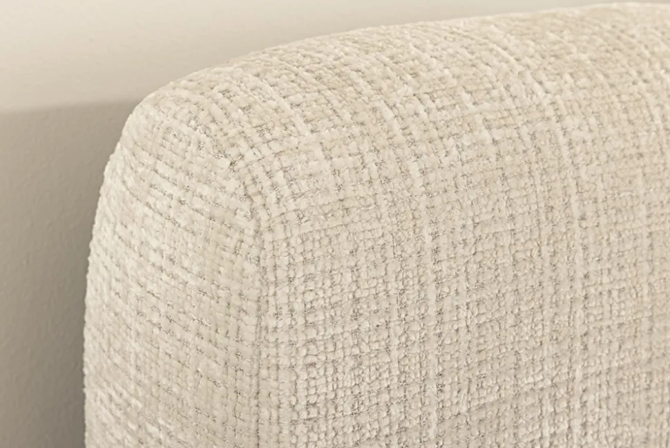 Design Boxbett ADLON 180x200cm beige Chenille Cremona mit Stauraum und Lattenrost