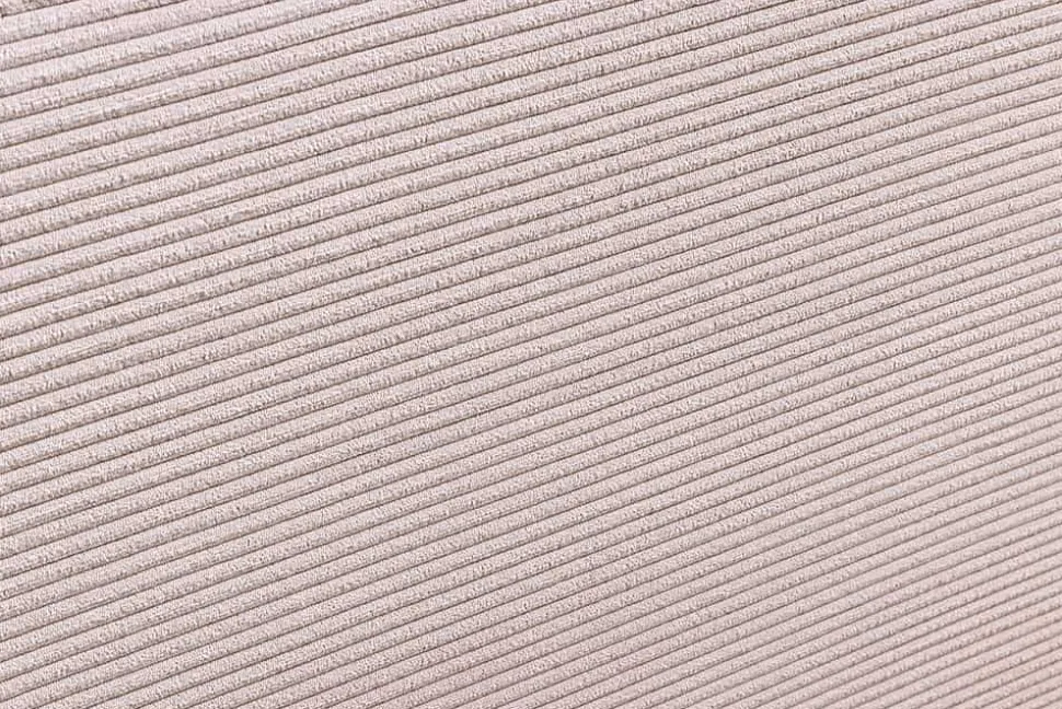 Design Boxspringbett SIGNUM 180x200cm beige Cord inkl. Topper Matratze und Stauraum