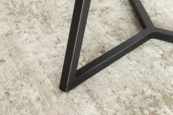 Design Couchtisch MARVELOUS 90cm schwarz gold sand Aurora Oro Keramik Metall