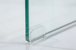 Design 3er Set Glas Couchtisch FANTOME 60cm Beistelltische transparent
