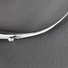 Design Garderobe BULL 100cm Aluminium Wanddekoration Stierkopf