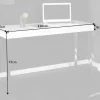 Design Konsole WHITE DESK 120cm weiß Hochglanz Bürotisch