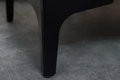 Design Nachttisch BOUTIQUE 50cm dunkelgrau Samt zwei Schubladen