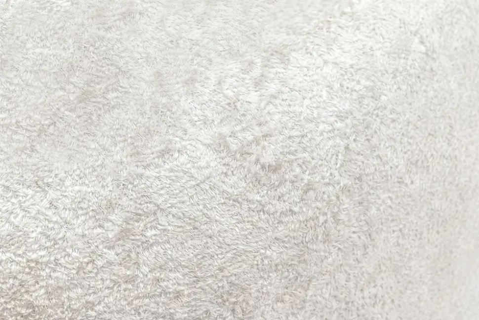 Design Polsterhocker VOGUE 40cm beige Bouclé Sitzhocker