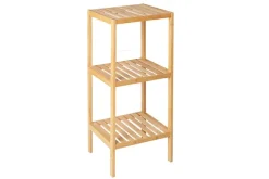 Design Regal LAGOON SPA 80cm Bambusholz zwei Fächer Badregal