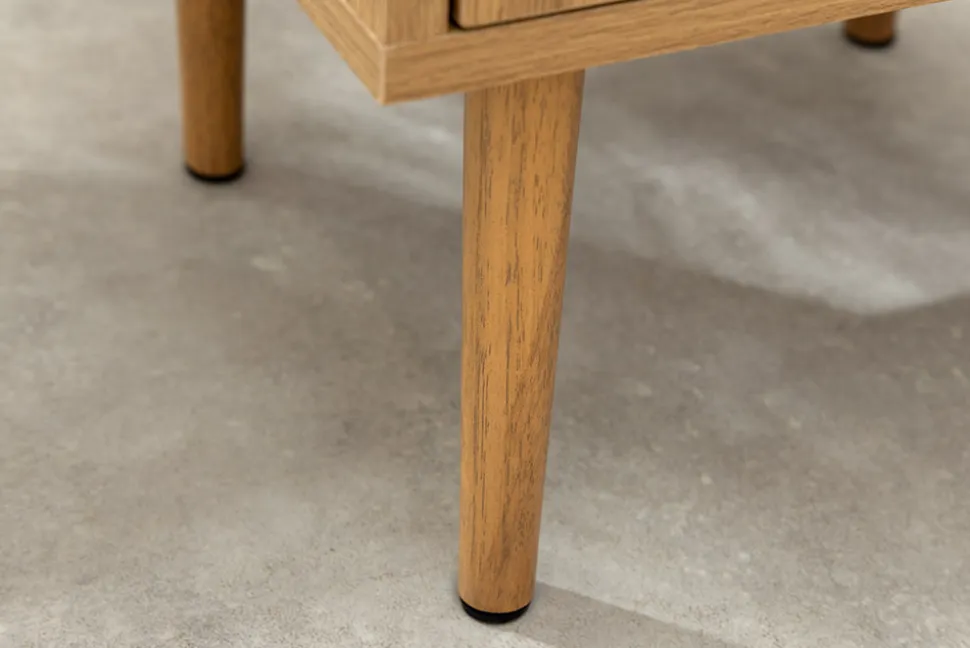 Design Sideboard VIENNA 120cm natur Wiener Geflecht Kommode