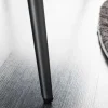 Design Sitzbank BOUTIQUE 100cm dunkelgrau Cord schwarze Metallbeine