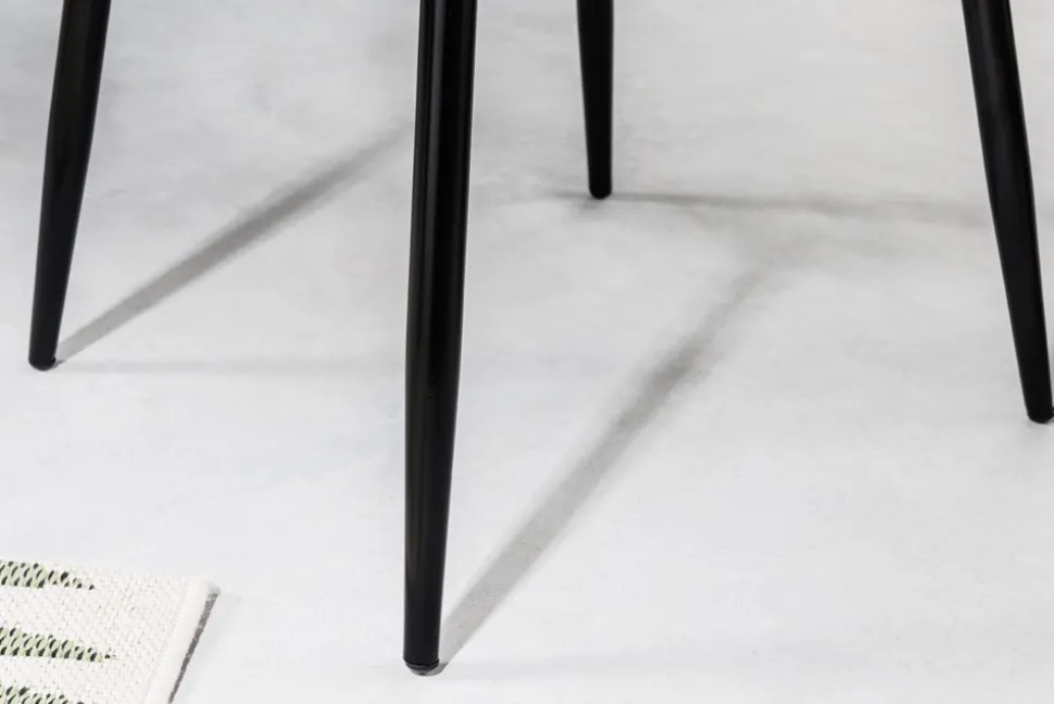 Design Stuhl AIRE schwarz Kunststoff Stahlgestell Indoor Outdoor inkl. Kissen