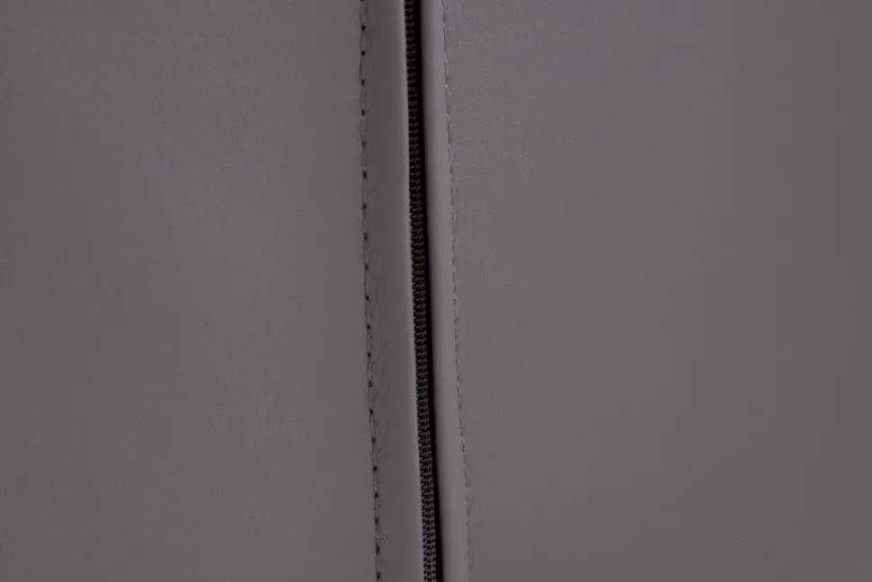 Design Stuhl DIVANI dunkelgrau Metallgestell schwarz im Retro Stil