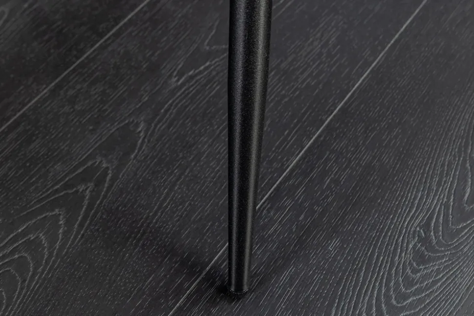 Design Stuhl ROADSTAR grau schwarze Metallbeine