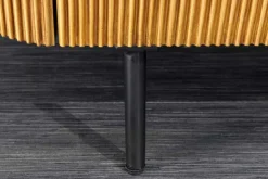 Design TV-Board VENEZIANO 160cm messing grün Marmorplatte Mangoholz Retro