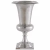 Design Vase GOAL 75cm silber Pflanzen Pokal Aluminium