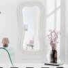 Design Wandspiegel ALICE II 100cm weiß