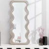 Design Wandspiegel CURVY 160cm greige