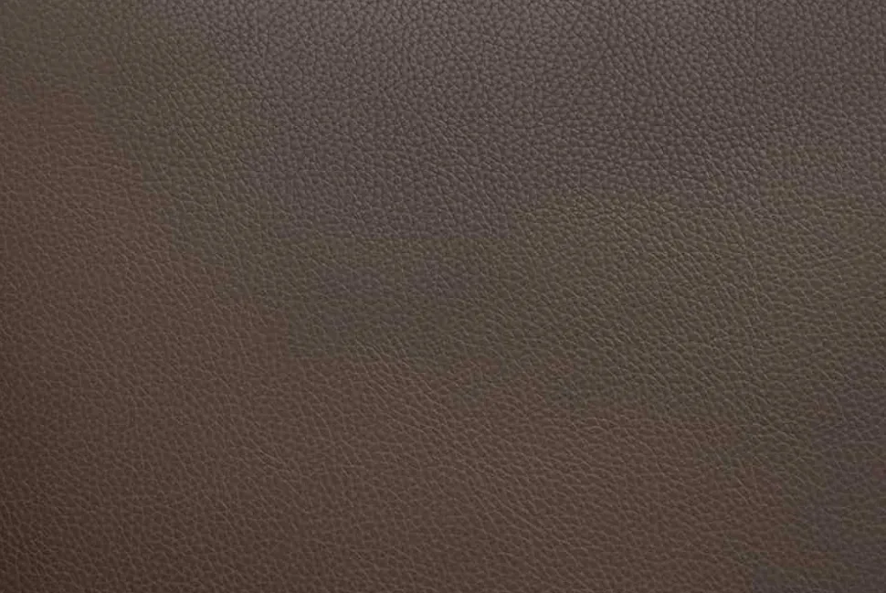 Drehbarer Design Stuhl VOGUE brandy braun Kunstleder schwarz Metall 360° mit Armlehne