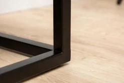 Elegante Sitzbank PETIT BEAUTÉ 110cm smaragdgrün Samt schwarzes Gestell