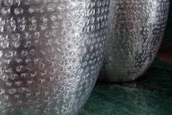 Elegantes Vasen 2er Set ORIENTAL 33cm silber in Handarbeit verziert