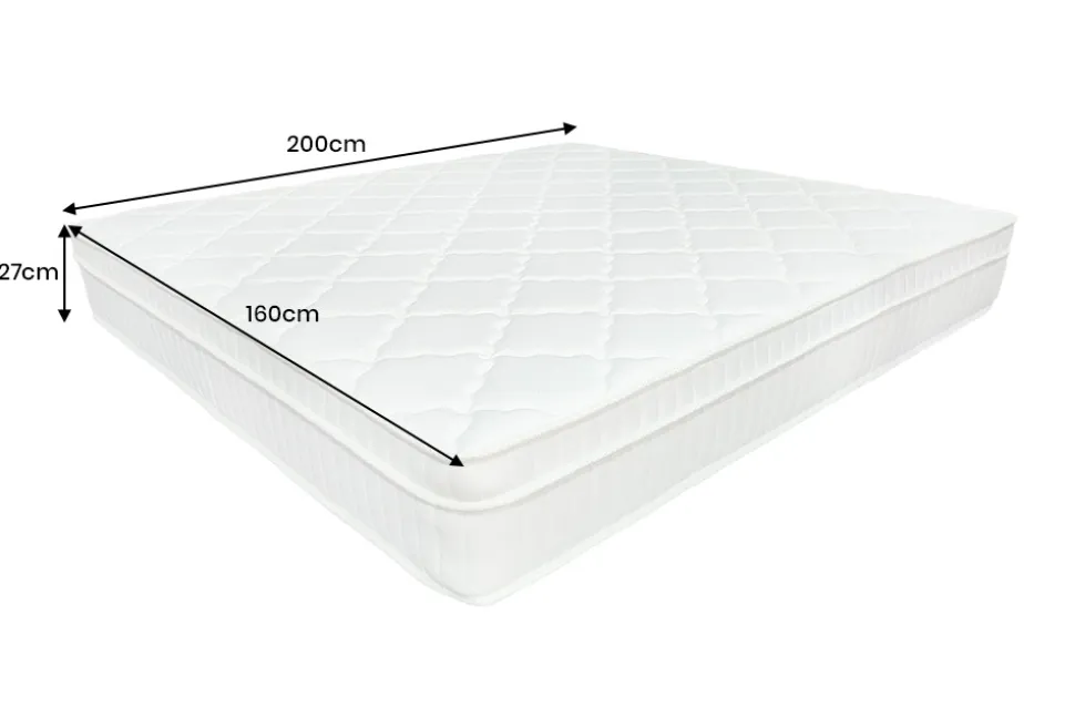 Ergonomische Boxspringmatratze CLOUD FLEX 160x200cm Tonnentaschenfederkern 7-Zonen