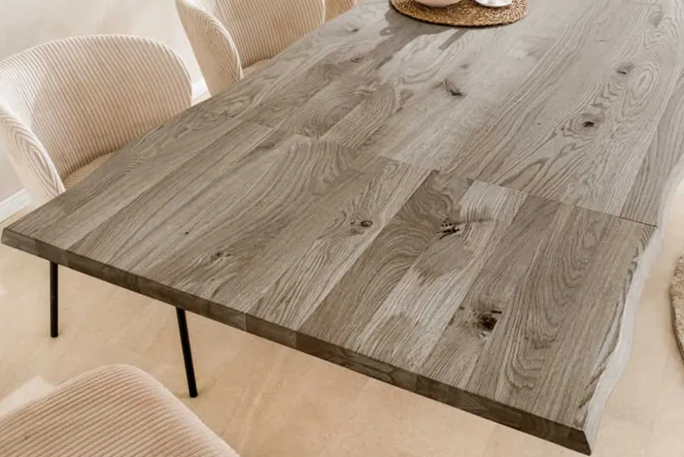 2er Set Ansteckplatten WILD OAK 50cm smoke finish Wildeiche Verlängerung Baumkante