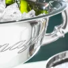 Exklusiver Sektkühler CHAMPAGNE 65cm silber poliert Flaschenkühler