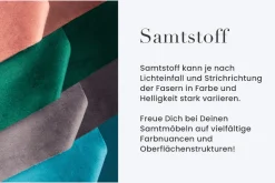 Extravaganter Hocker ELEGANCIA 110cm senfgelb Vogue Velours Samt mit Ziersteppung