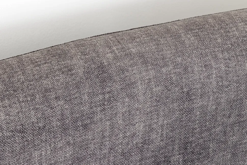 Extravagantes Sofa ELEMENTAL 180cm graphit grau Samt 2-Sitzer Couch organische Form