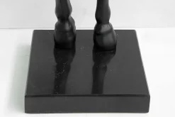 Extravagante Stehlampe BLACK BEAUTY 130cm schwarz Pferdefigur