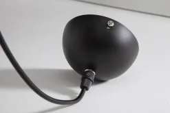 Filigrane Hängelampe COCOONING XL 60cm schwarz Kugelleuchte