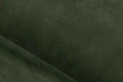 Großer Hussenhocker HEAVEN 100cm dunkelgrün Samt Landhausstil Sofahocker waschbarer Bezug