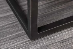 Handgefertigtes Highboard CROCO 120cm grau schwarz Mangoholz massiv 3D-Design