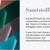 Höhenverstellbarer Bürostuhl EUPHORIA senfgelb Samt mit Ziersteppung