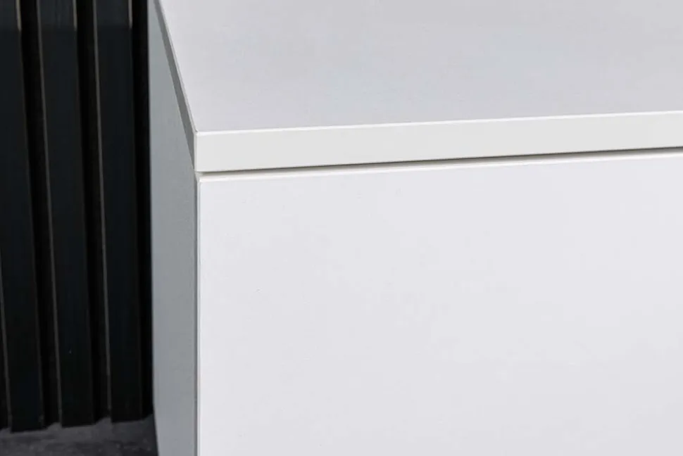 Hängendes TV-Board LOFT 160cm weiß natur drei Fächer mit Schublade