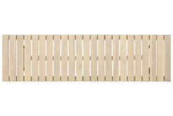 In- und Outdoor Sitzbank BALI 110cm natur hell Akazienholz wetterfest Balkonbank