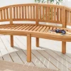 Massive Gartenbank XXL EMPIRE TEAK 150cm natur Teakholz