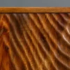 Massiver Barschrank SCORPION 141cm braun Mangoholz aufwendige 3D Schnitzereien